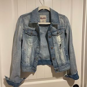 Distressed Denim blue jacket